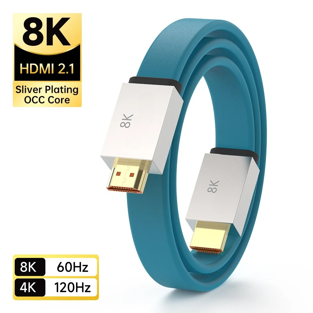 Hdmi 2.1 Cable 8K 60Hz 48Gbps Earc - HDMI 2.1 Kabel 48Gbps 8K@60Hz 4K@120Hz