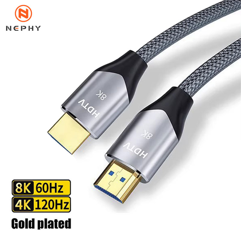 Hdmi 2.1 Cable 8K 60Hz 48Gbps Earc - 8K HDMI 2.1 Kabel 48Gbps 8K@60Hz