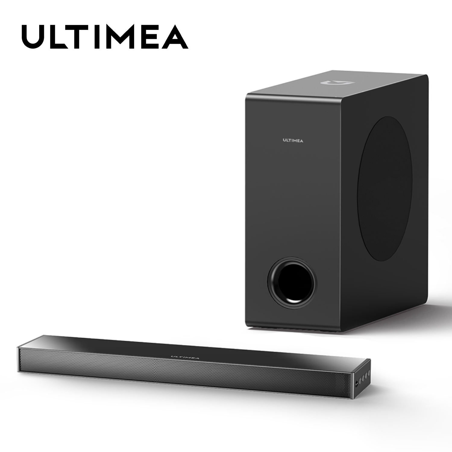 Dolby Atmos Soundbar Hdmi Earc - ULTIMEA 2.1ch Ultraslanke Soundbar met 5.25''