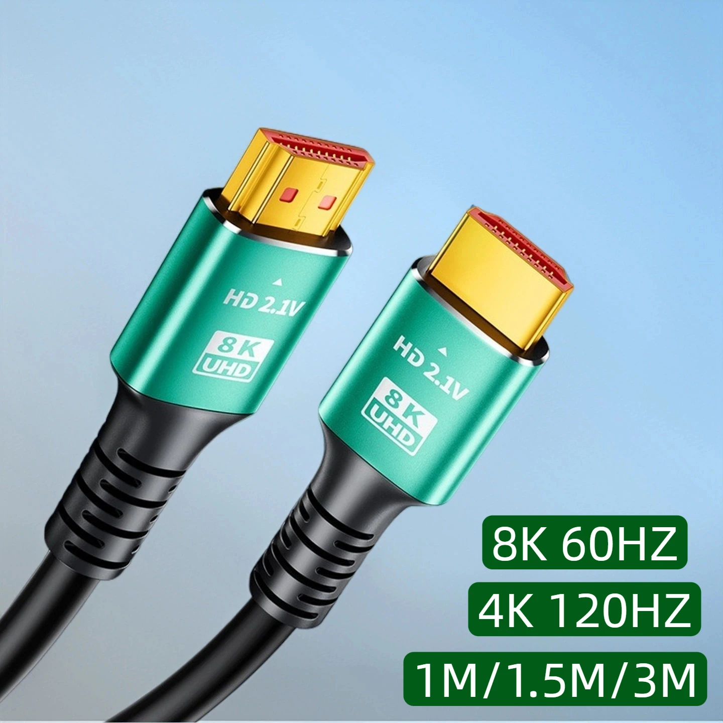 Hdmi 2.1 Cable 8K 60Hz 48Gbps Earc - 8K HDMI-kabel, compatibel met 4K@120Hz en