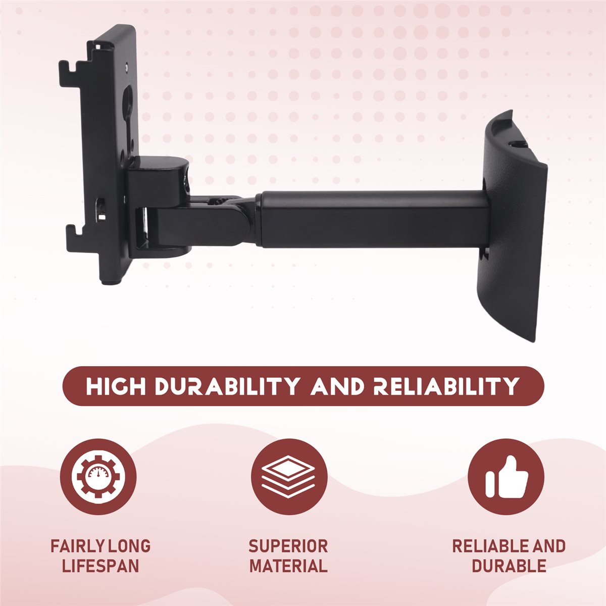 Speaker Wall Ceiling Mount Bracket - NIEUWE DT85-Surround Speaker Wandbeugel Plafondbeugel Draaibare