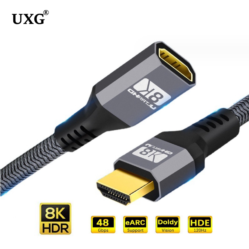 Hdmi 2.1 Cable 8K 60Hz 48Gbps Earc - Hdmi 2.1 Verlengkabel 8K Hdmi-Compatibel Man