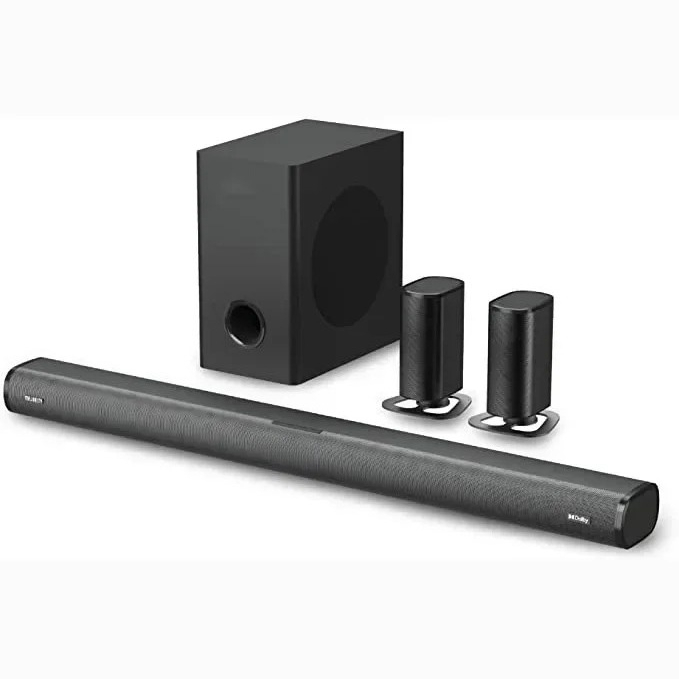 Soundbar With Wireless Subwoofer 5.1Ch - Draadloze speaker 5.1ch afneembare dobl-y soundbar,