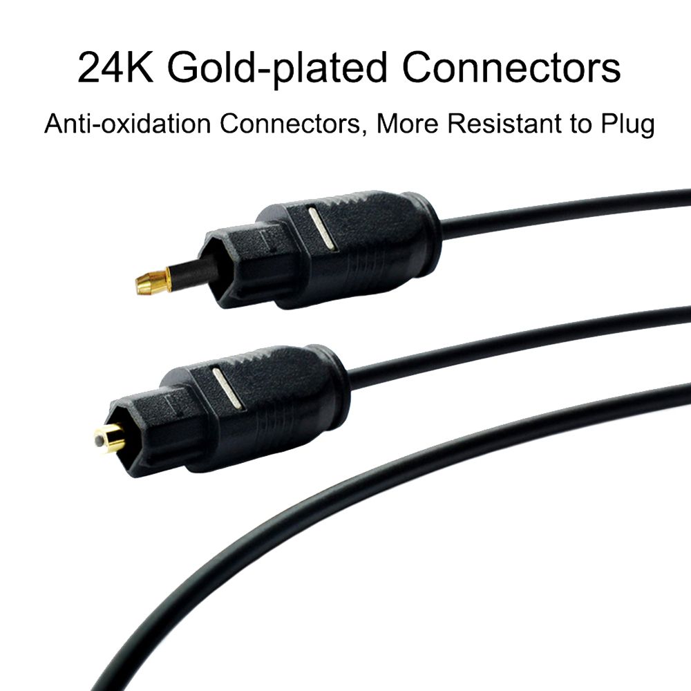 Vergulde connector 3,5 mm naar - Optical Audio Cable Toslink Gold Plated recensie en prijs
