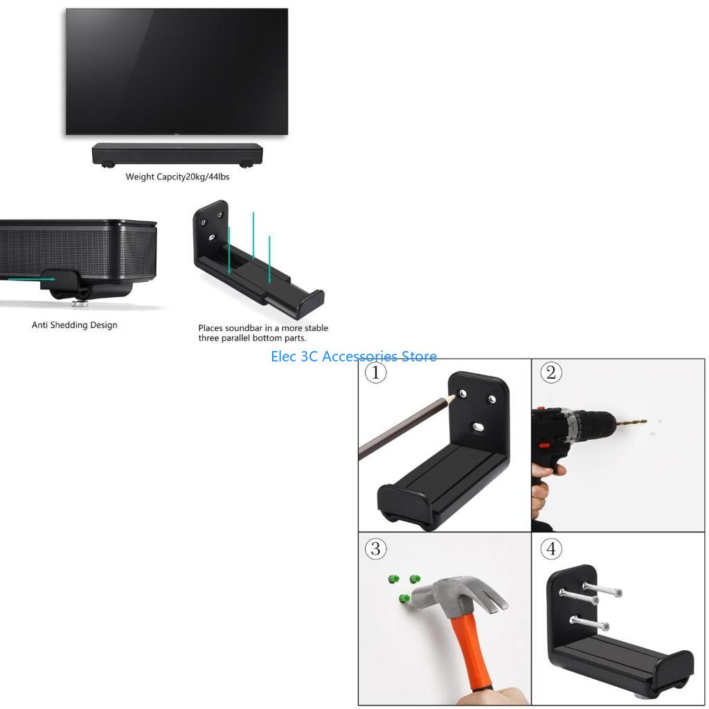 Y51A 1 Set Soundbar Wandmontag - Soundbar Wall Mount Bracket Universal recensie en prijs