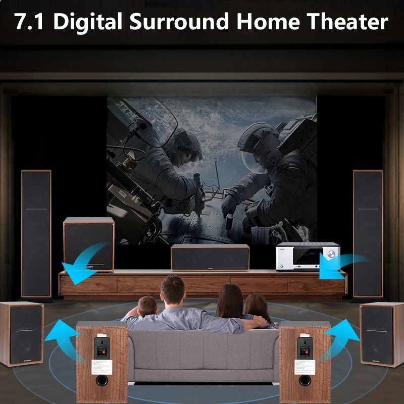 7.1 Tower Houten Home Theater  - Home Theater System 7.1 Surround Sound recensie en prijs