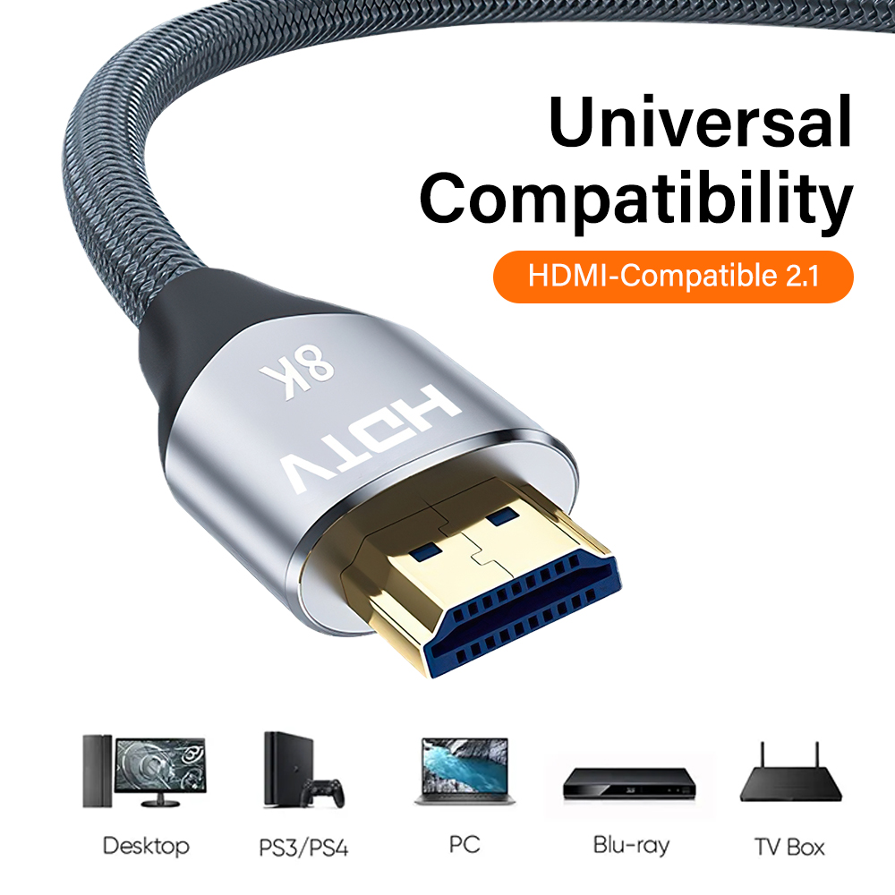 8K HDMI 2.1 Kabel 48Gbps 8K@60 - Hdmi 2.1 Cable 8K 60Hz 48Gbps Earc recensie en prijs