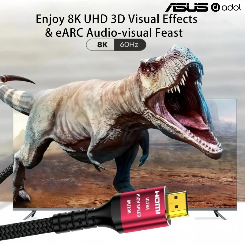 ASUS 8K 60Hz HDMI 2.1-kabel me - Hdmi 2.1 Cable 8K 60Hz 48Gbps Earc recensie en prijs
