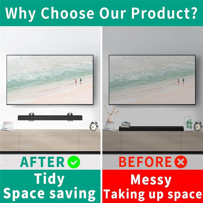 B86B Universele wandbeugelset  - Soundbar Wall Mount Bracket Universal recensie en prijs