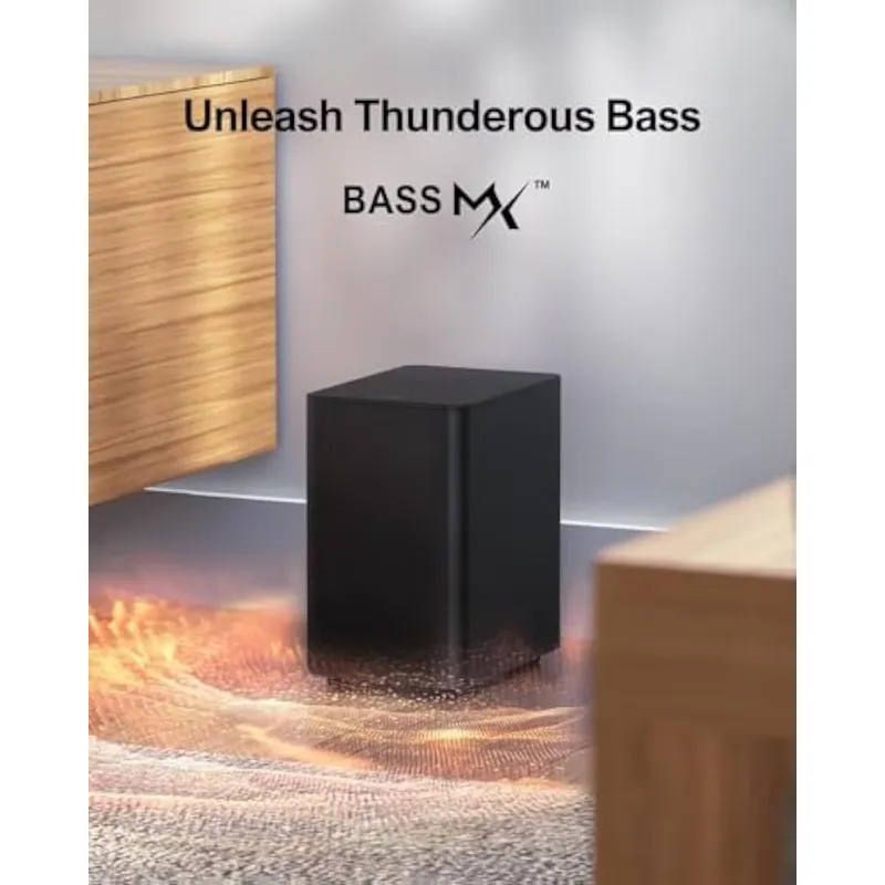 5.1ch Surround Soundbar met 2  - Soundbar With Wireless Subwoofer 5.1Ch recensie en prijs