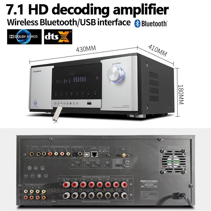 7.1 Inbouw Home-Theatersysteem - Home Theater System 7.1 Surround Sound recensie en prijs