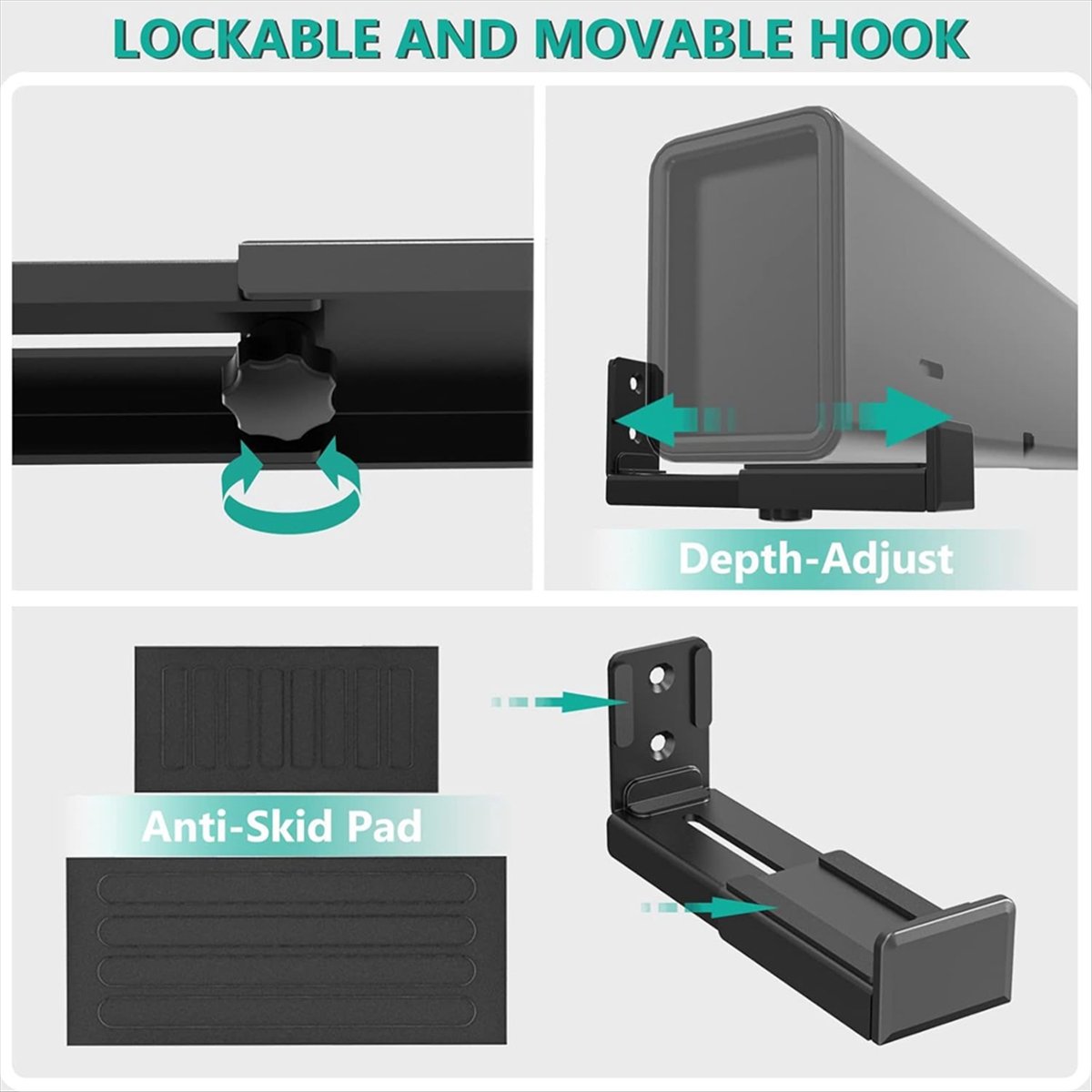 AT42 2PCS Universele Soundbar- - Soundbar Wall Mount Bracket Universal recensie en prijs