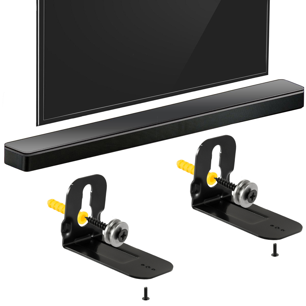 2 stuks wandbeugel voor soundb - Speaker Wall Ceiling Mount Bracket recensie en prijs