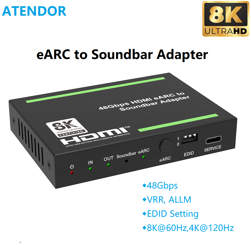 ATENDOR 8K HDMI 2.1 EARC Sound - Dolby Atmos Soundbar Hdmi Earc recensie en prijs