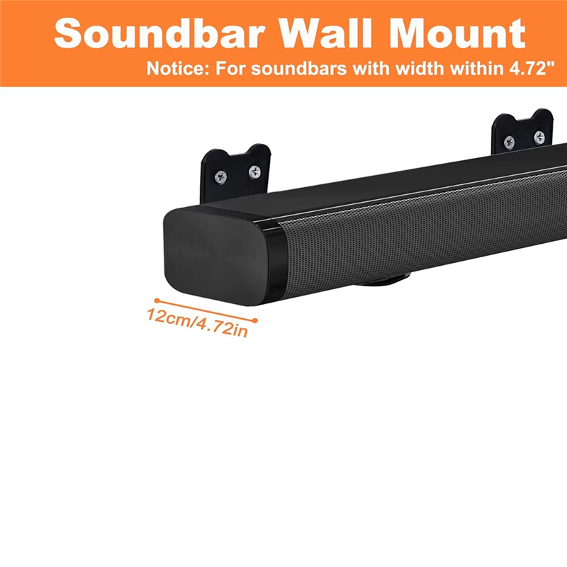 ABXD Universele Type 4.72 Inch - Soundbar Wall Mount Bracket Universal recensie en prijs