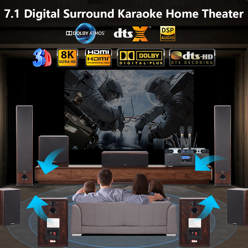 7.1 Tower Home Theater Systeem - Home Theater System 7.1 Surround Sound recensie en prijs