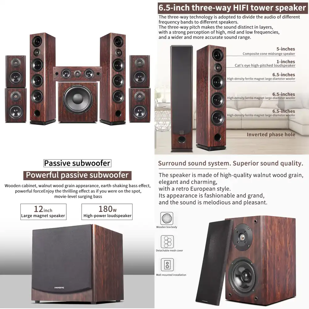 7.1 Tower Home Theatersysteem  - Home Theater System 7.1 Surround Sound recensie en prijs