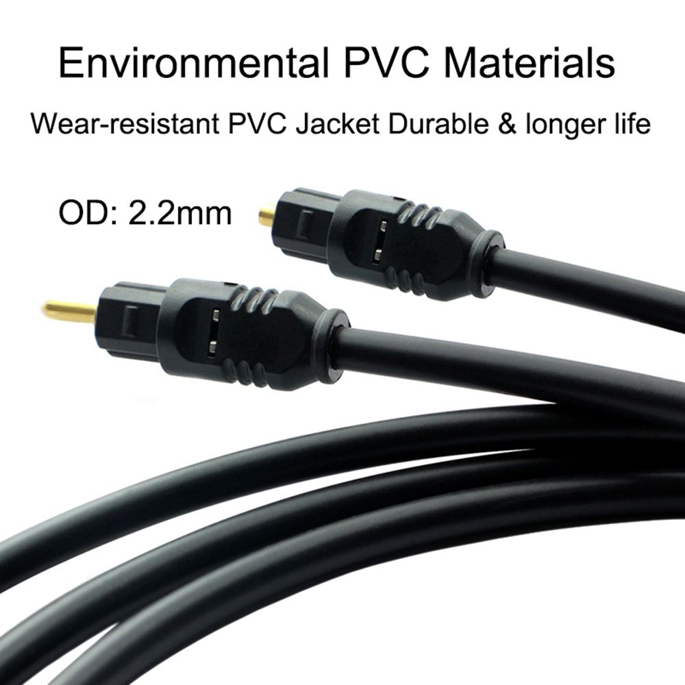 Connector Vergulde SPDIF-lijn  - Optical Audio Cable Toslink Gold Plated recensie en prijs