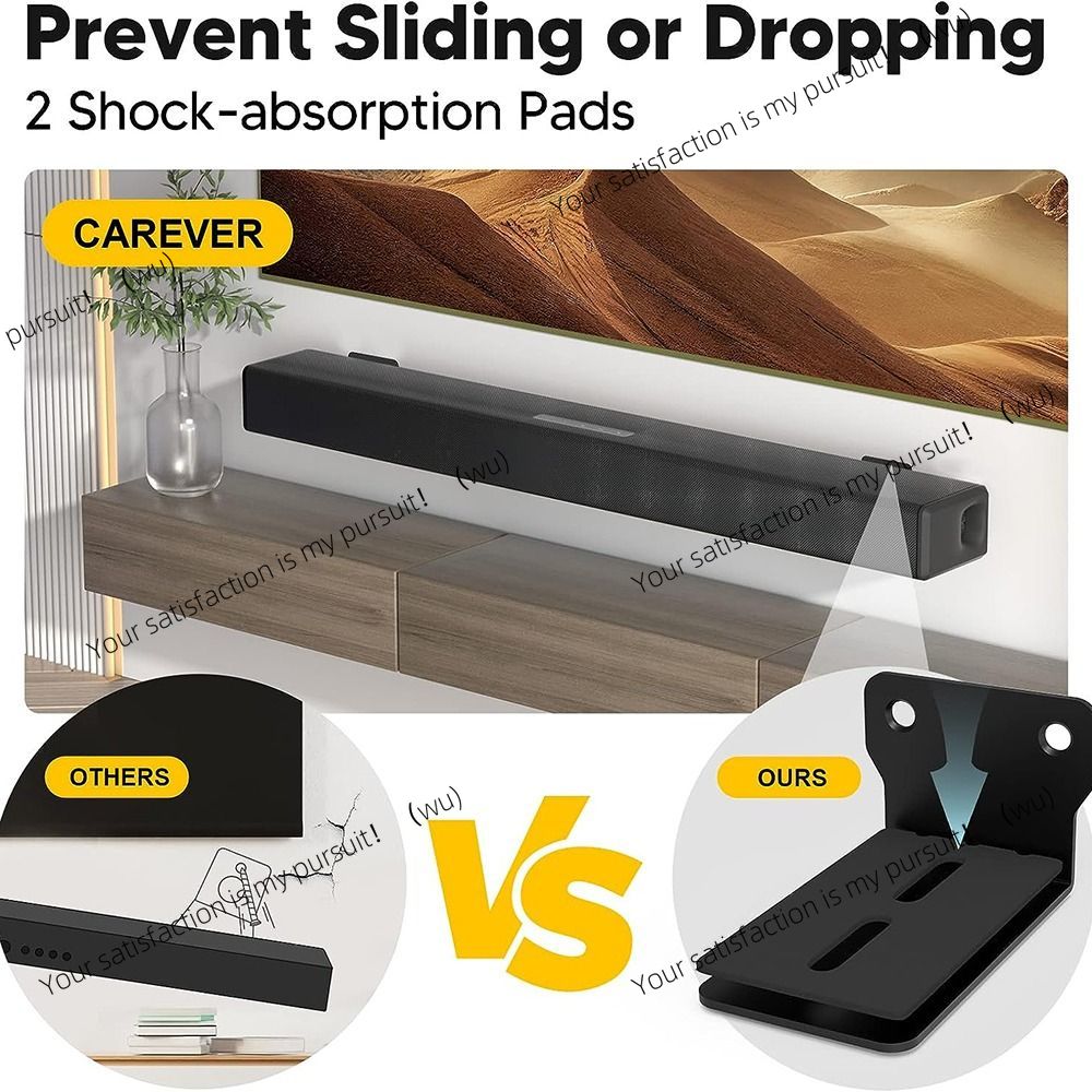 Eenvoudig te installeren anti- - Soundbar Wall Mount Bracket Universal recensie en prijs