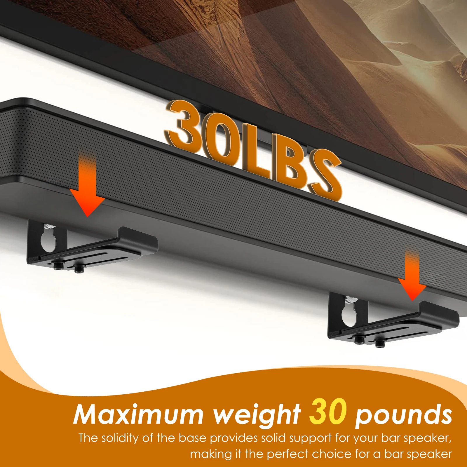 Sound Bar Mount Muurbeugel Een - Soundbar Wall Mount Bracket Universal recensie en prijs