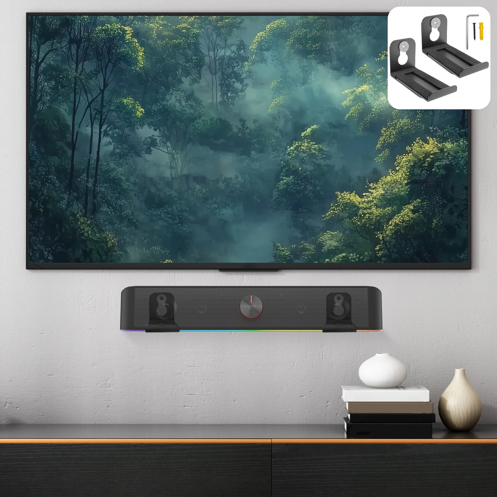 Sound Bar Mount Muurbeugel Een - Soundbar Wall Mount Bracket Universal recensie en prijs