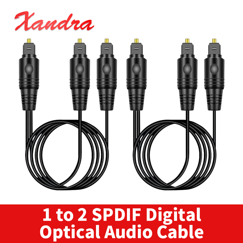 1 tot 2 SPDIF Digitale Optisch - Optical Audio Cable Toslink Gold Plated recensie en prijs