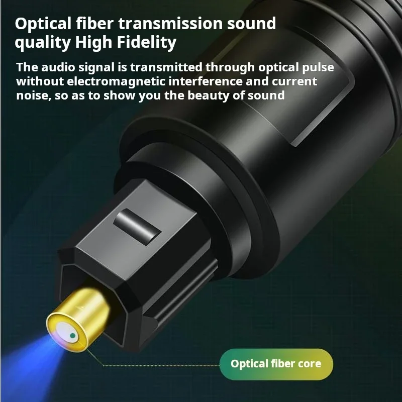 1 tot 2 SPDIF Digitale Optisch - Optical Audio Cable Toslink Gold Plated recensie en prijs