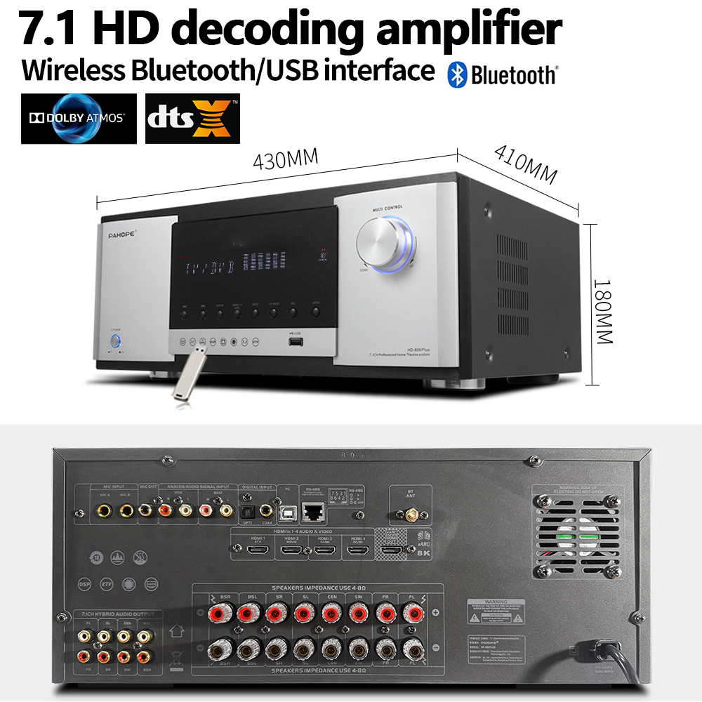 7.1 Tower Home Theatersysteem  - Home Theater System 7.1 Surround Sound recensie en prijs