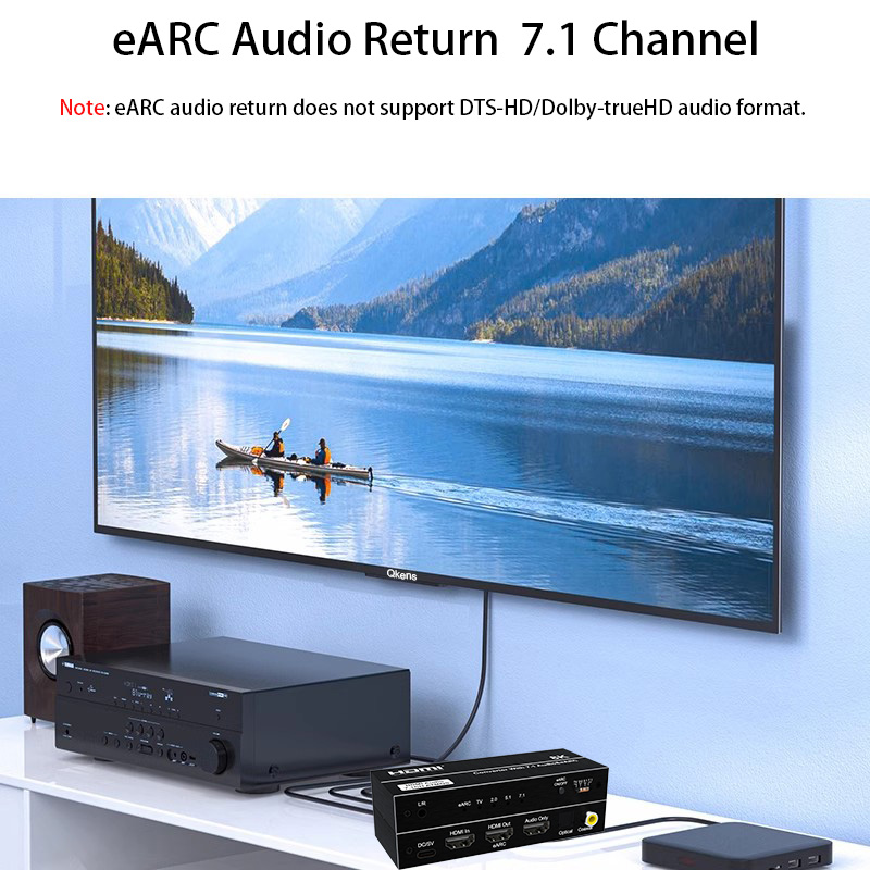 8K 60Hz HDMI EARC Return Audio - Dolby Atmos Soundbar Hdmi Earc recensie en prijs