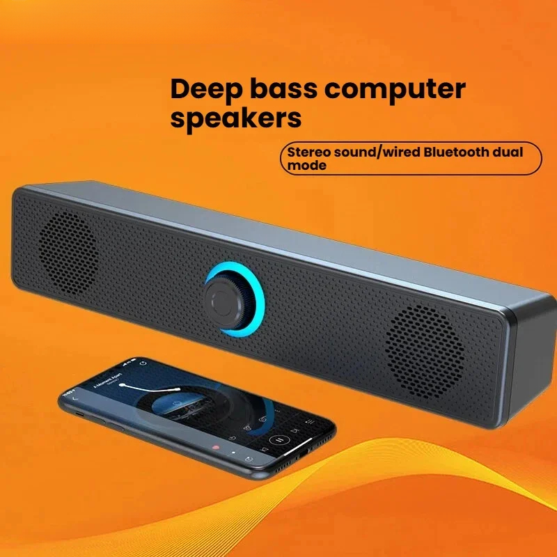 Stereo computerluidspreker met - Compact Soundbar For Pc Monitor recensie en prijs