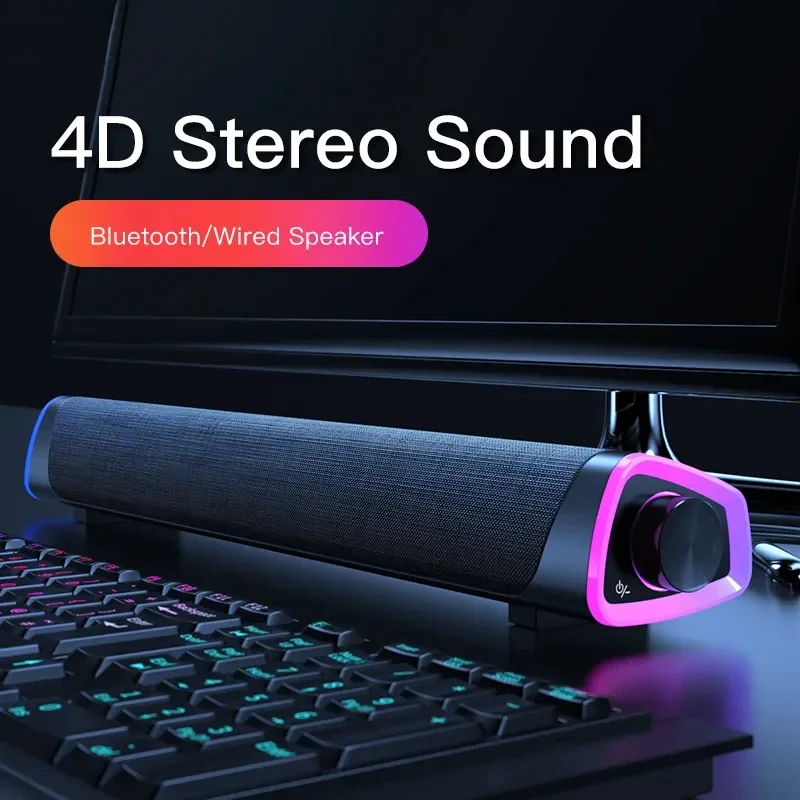 Stereo computerluidspreker met - Compact Soundbar For Pc Monitor recensie en prijs