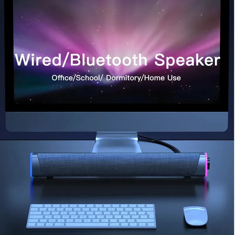 Stereo computerluidspreker met - Compact Soundbar For Pc Monitor recensie en prijs