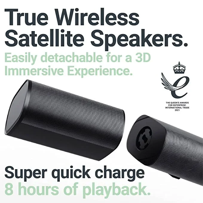Draadloze speaker 5.1ch afneem - Soundbar With Wireless Subwoofer 5.1Ch recensie en prijs
