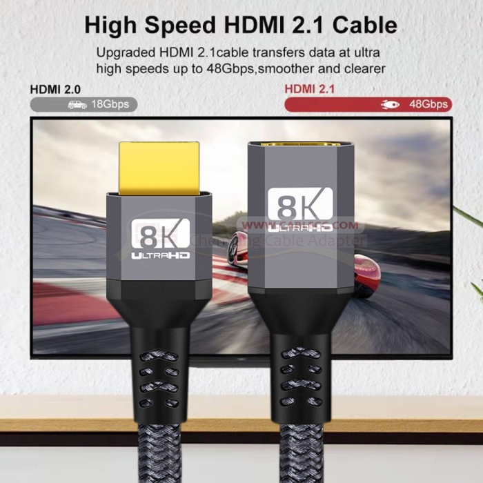 Hdmi 2.1 Verlengkabel 8K Hdmi- - Hdmi 2.1 Cable 8K 60Hz 48Gbps Earc recensie en prijs