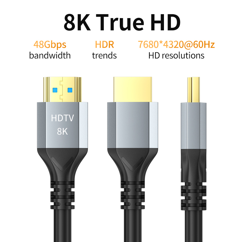 8K HDMI-kabel HDMI 2.1 8K@60Hz - Hdmi 2.1 Cable 8K 60Hz 48Gbps Earc recensie en prijs