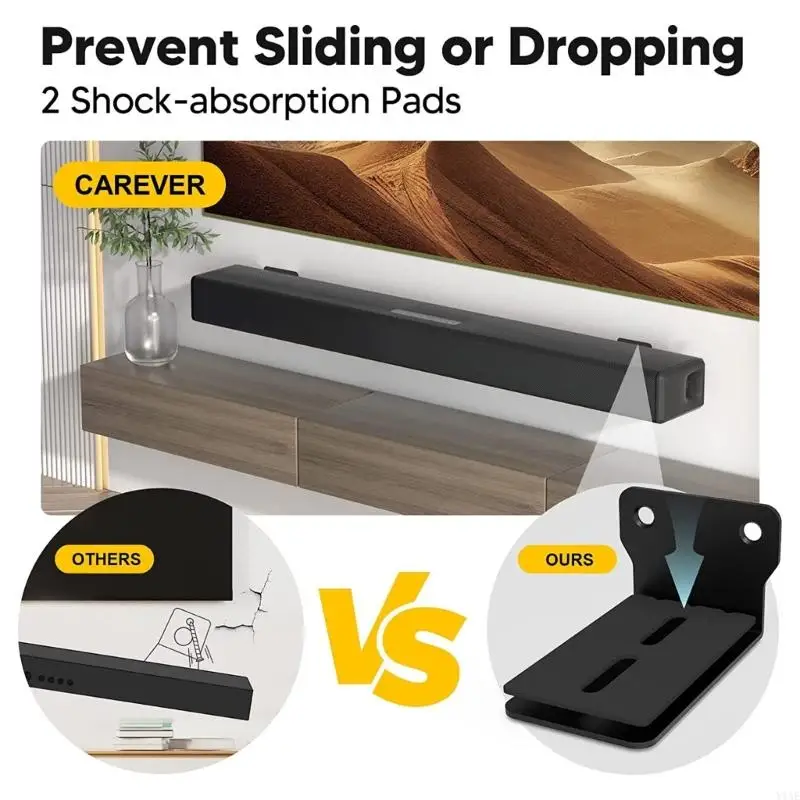 Y1ae luidsprekerwand drijvende - Soundbar Wall Mount Bracket Universal recensie en prijs
